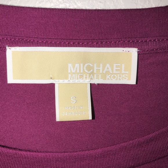 Michael Kors Magenta Tee - Picture 5 of 5